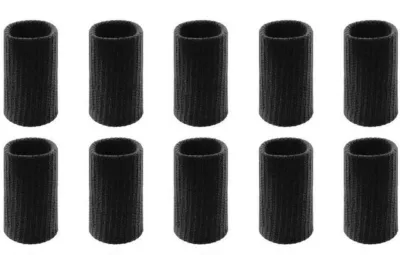 Elastic Sport Finger Sleeves Protectors in Black - Finger Splints and Thumb Braces for Pain Relief Arthritis and Trigger Finger Support