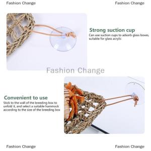 [COD] Fashion Change Seaweed Reptile Lizard Hammock Hamster Reptile Grass Mat Pet Bed Hammock Swing Pet Reptile Toy Hanging Bed Mat Pets Supplies