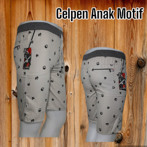 Celana Pendek Anak Motif