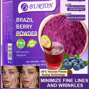 Acai Berry Powder 0 Fat Anthocyanin Fruit and Vegetable Dietary Fiber / Whitening and Weight Loss / Fruit Powder Drink