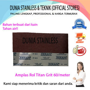 Amplas rol titan grit 60/meter pengampelas