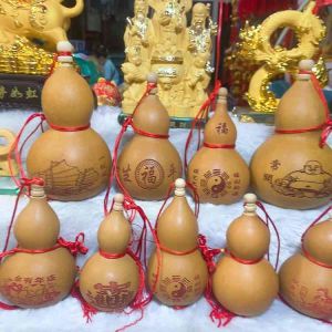 น้ำเต้าแท้ ดูดเงินดูดทองเข้าบ้าน เปิดฝาได้ มีเมล็ดอยู่ข้างใน น้ำเต้าดูดทรัพย์ เรียกทรัพย์ หนูมิสุกะ พระพิฆเนศ พญานาค มูเตลู