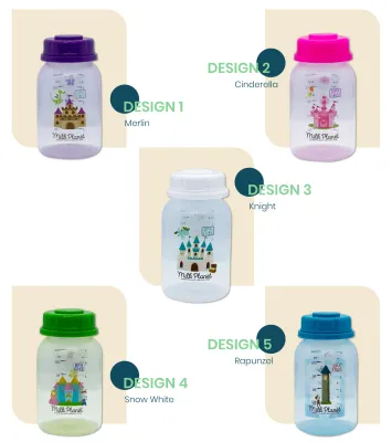 Original Milk Planet Breastmilk Breast Milk Storage Bottle (10 Bottles / Box) + FREE GIFTb