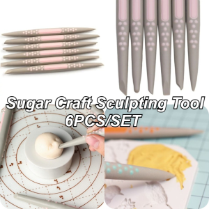 6 PCS/SET Silicone Fondant Cake Decorating Flower Modelling Pen Sugarcraft Flower Modelling Tools