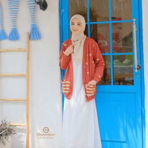 Outer Wanita Korean Style Hijab Terbaru Lovelyn Cardi Madani wear  | Lovelyn Madani wear Kardigan Korean style