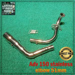 51mm Adv 150 stainless elbow