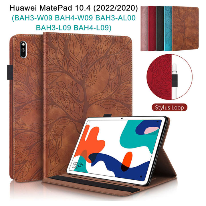 Huawei MatePad (2022) 2020 3D Tree Style Tablet Protective Case Wi-Fi  BAH3-W09 BAH4-W09 LTE BAH3-AL00 BAH3-L09 BAH4-L09 High Quality PU Leather 