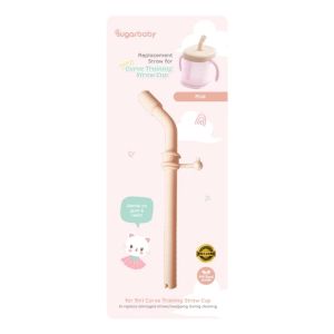 Sugarbaby 3in1 Curve Training Straw Cup Gelas MPASI Bayi Anti Tumpah Bocor BPA FREE Sugar Baby