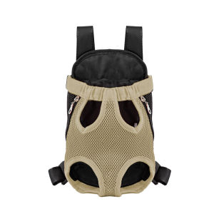 HATELI Breathable Pet Dog Backpack Outdoor Travel Dog Cat Carrier Bag for Small Dogs Puppy Cat Carrying Bags With Legs Out Pets Products
