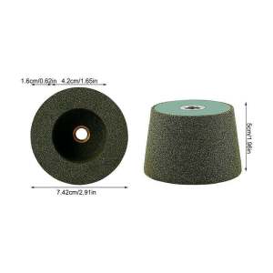 Đĩa mài đá hoa cương/gạch men - Bánh xe đánh bóng đá marble/đá tự nhiên dày 10mm chống mài mòn Bánh Xe Đánh Bóng Cacbua Dùng Mài & Đánh Bóng Đá Granite
