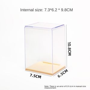 ZENO Acrylic Storage Box Transparent Thickened Doll Display Box Quality Dustproof Display Cabinet Home