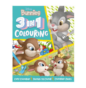 Disney Bunnies 3in1 Fun Colouring Book For Kids