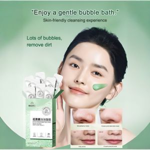 ✨Hot Sale✨Anthocyanin Fine Pore Applicator Mask Cleansing Mud Mask Blackheads Foam Mask Whitening Mask Anthocyanin Bubble Mask For Blackheads And Acne Pore Cleansing Application Mask Deep Purifying Treatment Oil Control Formula