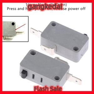 Gangke 2pcs KW16(5)A 250VAC Microwave Oven Door Micro Normally Open Close Switch