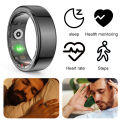 R02 Smart Ring Fitness Tracker Ring 5.0 Bluetooth-Compatible Sleep Monitor IP68 & 5ATM Waterproof Wearable for Android for IOS. 