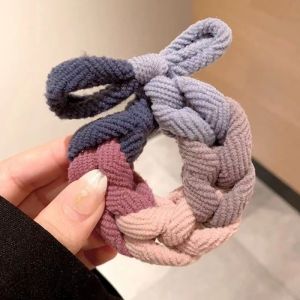 Ikat Rambut Kepang Pita Wanita Anak Perempuan Korea Scrunchie Aksesoris Rambut