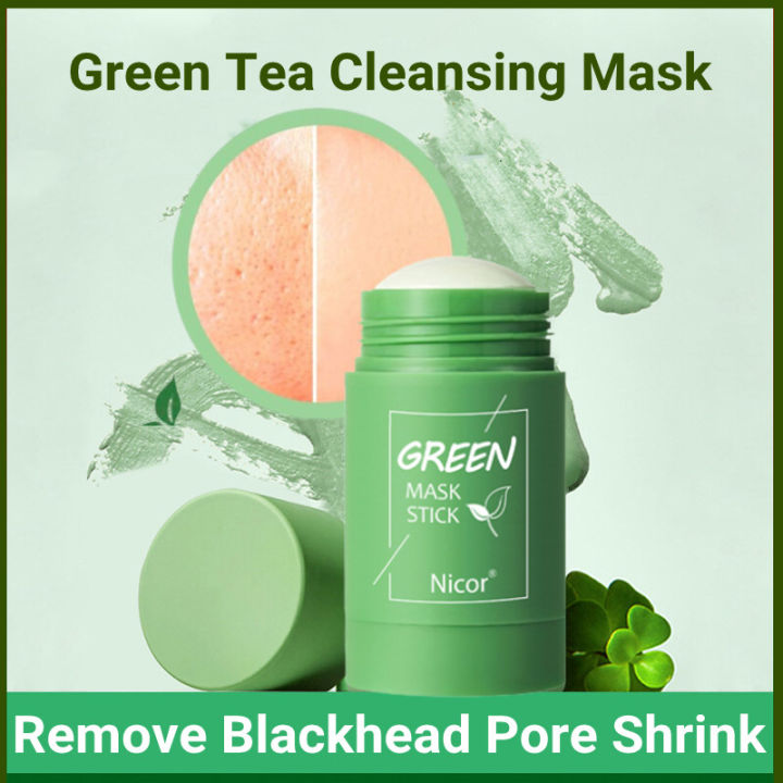 Green Tea Mask Stick Remove Blackheads Facial Mask Acne Deep Cleansing