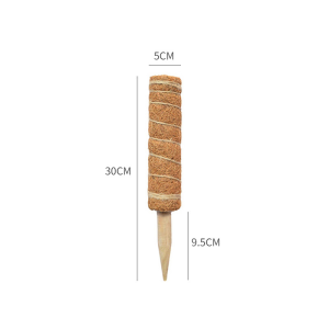 Plant Support Stick Extendable Coco Stick Coco Fiber Pole Climbing Plant Support Batang Tiang Plant Support Moss Pole Coir Moss Stick 30/40/50cm