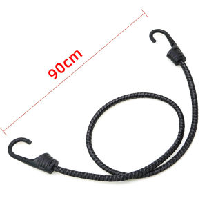 T2P Heavy-Duty Bungee Cords with Plastic-Coated Steel Hooks - High Elasticity Tie-Down Straps