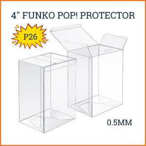 1pcs 4inch Funko Pop Protector 0.5MM (Hard PET Plastic)