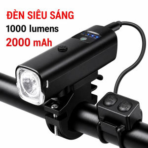 Đèn xe đạp LED 1000 lumens 2000 mAh