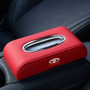 (Tissue)Toyota Premium Leather Car Tissue Suitable for Toyota Vios Unser Avanza Sienta Hiace Estima Chr Altisah Harrier Camry Corolla Prado RAV4 Hilux High Quality
