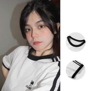 Áo thun cotton ngoại cỡ cho nữ áo thể thao dáng rộng giản dị cho cặp đôi