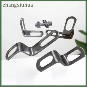 zhangxiuhua 1 2 3PCS Z L-Shaped Motorcycle Modification Exhausts Pipe Clamps Motorcycle Exhaust Pipe Bracket Stainless Steel Fixed Bracket Accessory