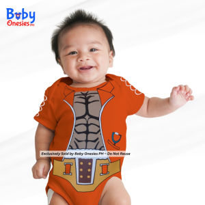 Anime Baby Costume Bodysuit 0-12 Months Luffy Sabo Usopp Monthly Outfit Baby OnesiesPH