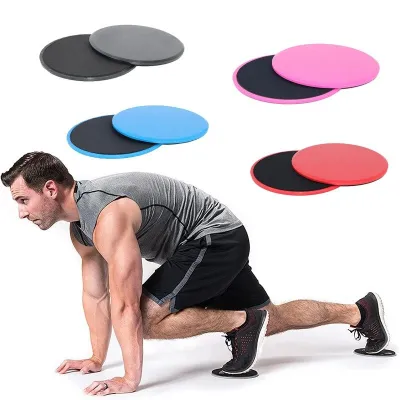 TJ SPORTS 2PCS Sliding Disc Home Exercise Sliding Plate Core Abs Sliders Home Exercise Senaman Workout Fitness Gym Workout