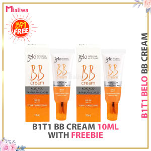 B1T1 Belo BB Cream SPF50 Make Up Primer Whitening Moisturizing Exfoliating Sunshield Sunblock Kojic Tranexamic Acid Face Body Moisturizer Dark Spots Acne Pimples Pores Pekas Melasma Wrinkles Hydrating Rejuvenating Sun Protection Skin Care For Men & Women