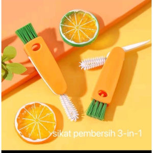 Sikat Pembersih Botol Pembersih Dot Sela-sela Kecil 3IN1 SH AE14