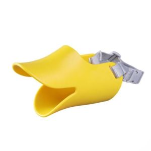 Pet Mouth Cover Silicone Duck Small Dog Mouth Mask Anti Bite Stop Barking Dog Mouth Muzzle for Dog Pet Mouth Cover