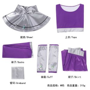 Raven Teen Titans Starfire cos Clothing Spark cosplay Halloween stage performance costume
