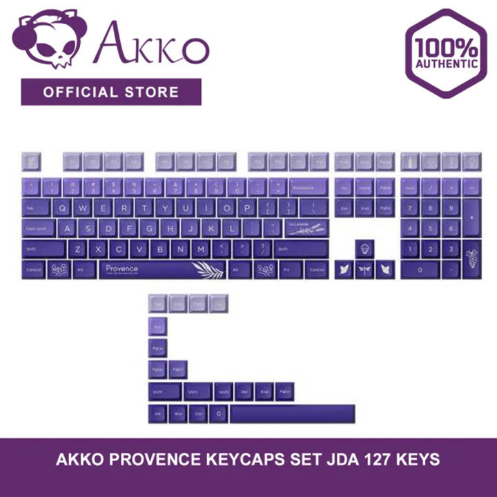 AKKO Provence Keycaps Set JDA 127 Keys | Lazada PH