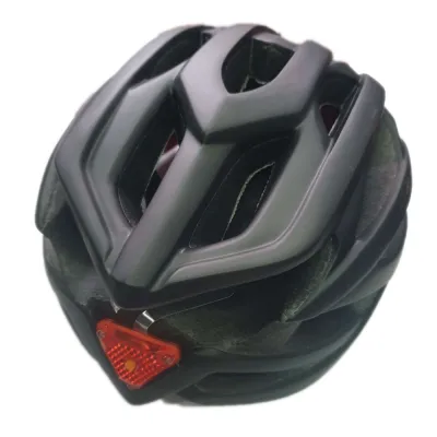 TaffSPORT Helm Sepeda Cycling Helmet EPS Foam PVC Shell LED Safety Light - XK07