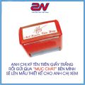 Khắc dấu tên, dấu mộc chữ ký - Làm con dấu theo yêu cầu liền mực siêu nét rõ chữ. 