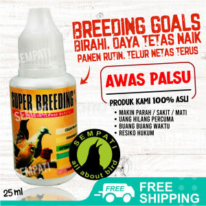 SEMPATI Super Breeding Super Kicau Vitamin Burung Meningkatkan Produksi Daya Tetas Telur VSBRESK