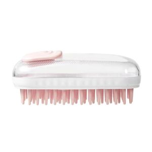 GBDSVD Refillable Shower Gel Pet Bath Brush Silicone Hair Removal Cat Grooming Comb Creative Wet Dry Dual-use Dog Massage Brush Foaming Cleaning