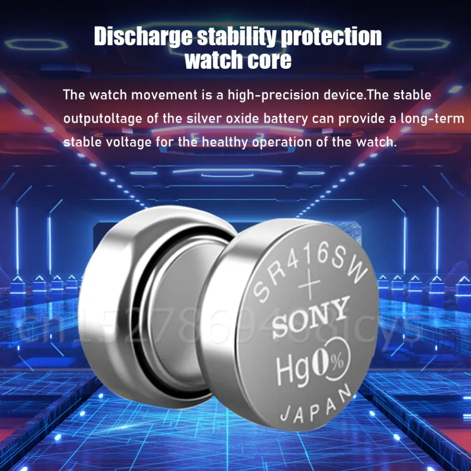 337 Battery Slver 1.55v 337 Sr416sw Button Cell Battery Con Cell - Foto 7