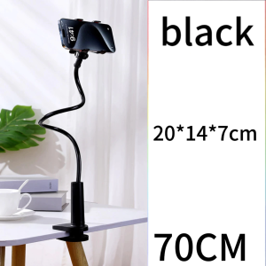 360° Adjustable Gooseneck Flexible Lazy Phone Stand for Bed Desk – Universal Clamp Holder