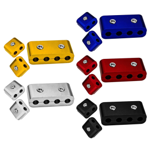 Motorcycle Wiring Clamp Aluminum Alloy Secure Fastening Cable Clip Prevents Cable Damage During Riding