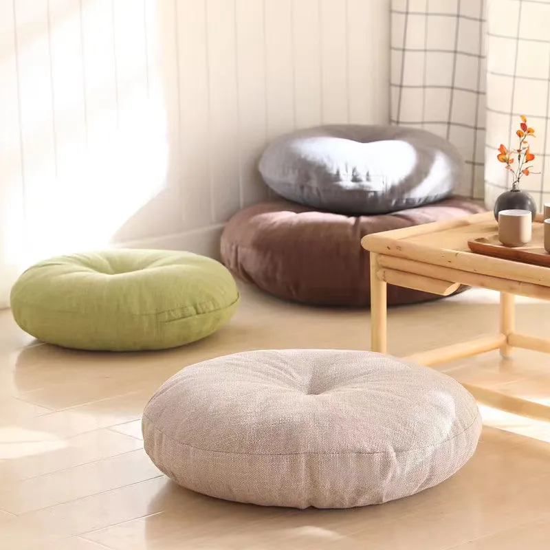 Round Garden Floor Cushions Indoor/Outdoor Cushions Round Chair