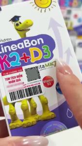 Vitamin giúp bé tăng chiều cao K2+D3 Lineabon - concung