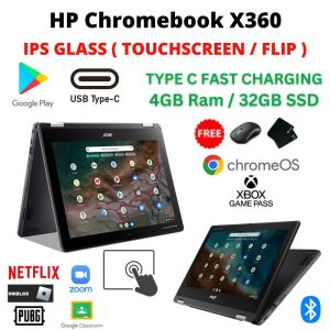 HP G7 Heavy Duty CHROMEBOOK / PLAYSTORE / SPEAKER NICE / HD WEBCAM / 4GB RAM / 16GB SSD / ULTRABOOK SLIM LAPTOP