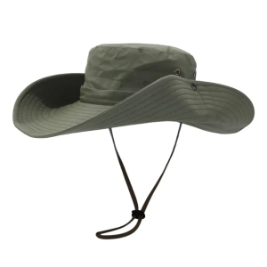 Korean Hot Bucket Hat Sun/UV Protection Summer For Women With Strap Sun Protection Mountaineering Travel beach cap