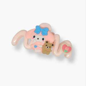 Zaman Now - Acrylic Hair Claw Clip Motif Karakter / Kombinasi Desain Karakter Lucu dan Fungsi