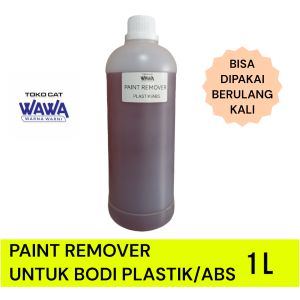 perontok cat aman untuk body plastik/abs WAWA paint remover 1L free sekrap