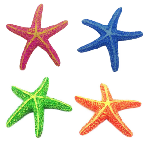 Hexagonal Aquariums Decoration Artificial Starfishes Emulational Fish Tanks for Home Office and Restaurants