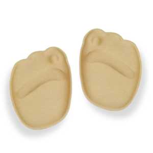 Gratis Ongkir - Insole Busa Anti Slip 2 PCS / Insole Pad Polos Lancip Bulat